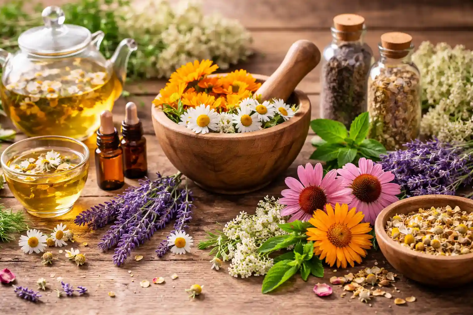 What Flowers Are Used in Herbal Remedies?