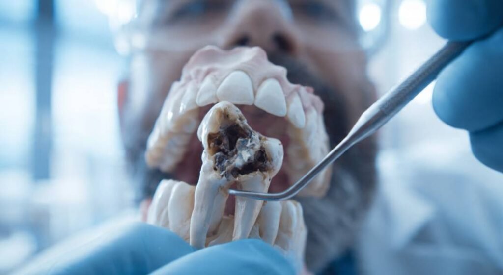A Tooth Is Severely Decayed