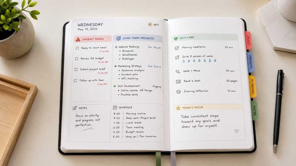 Features of an Effective Daily Planner