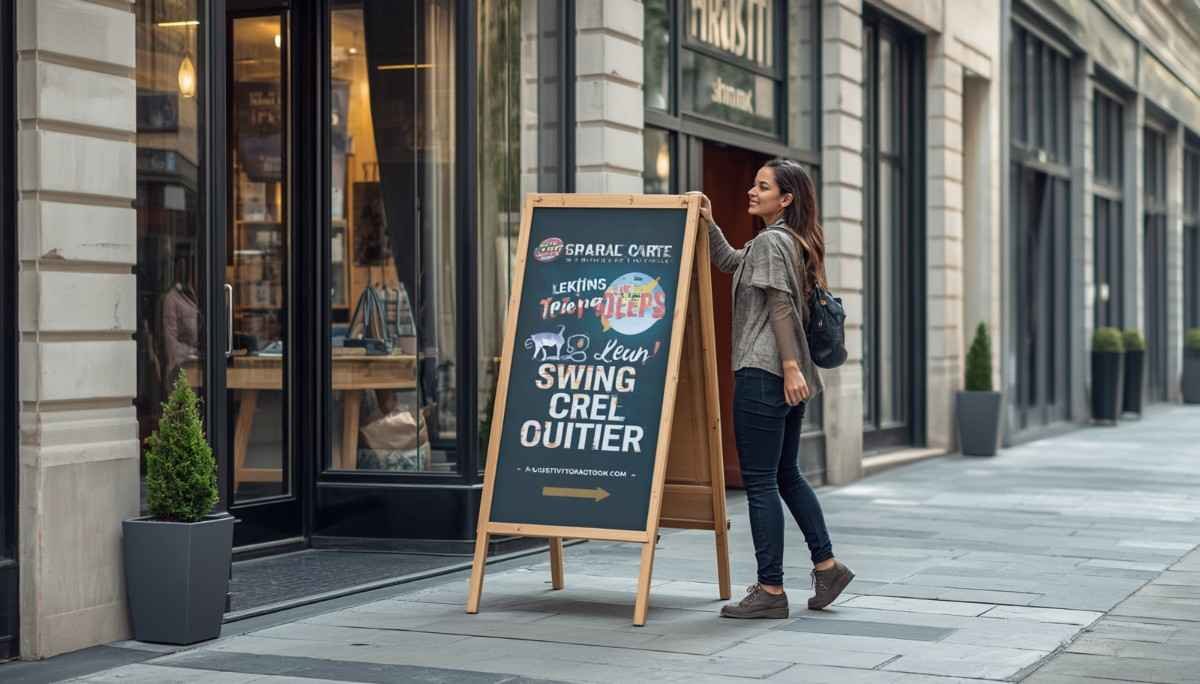 Effective Advertising with Swing Signs